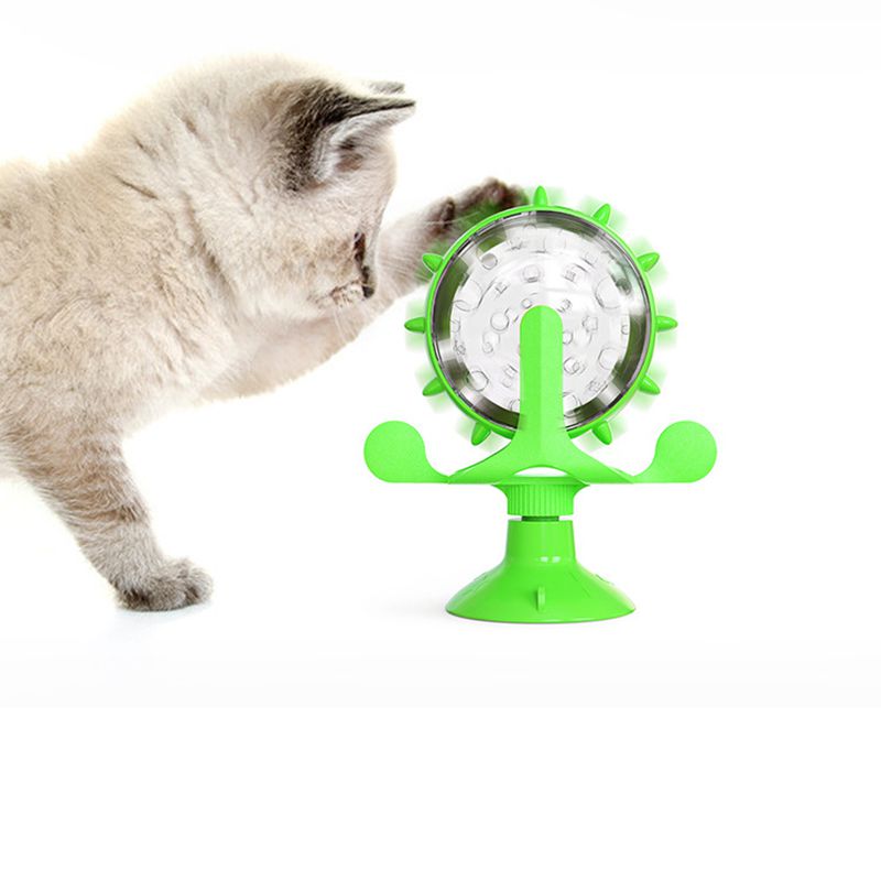 Juguetes de Giro para Gatos - Rueda de Alimento con Función de Derrame y Entrenamiento — imagen 8