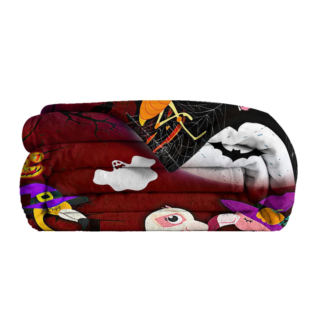 Manta de Felpa Halloween con Flamingos Rosas, Cozina y Caliente para Hogar, Cama, Sofá, Camping y Uso Múltiple para Todas las Estaciones — imagen 7