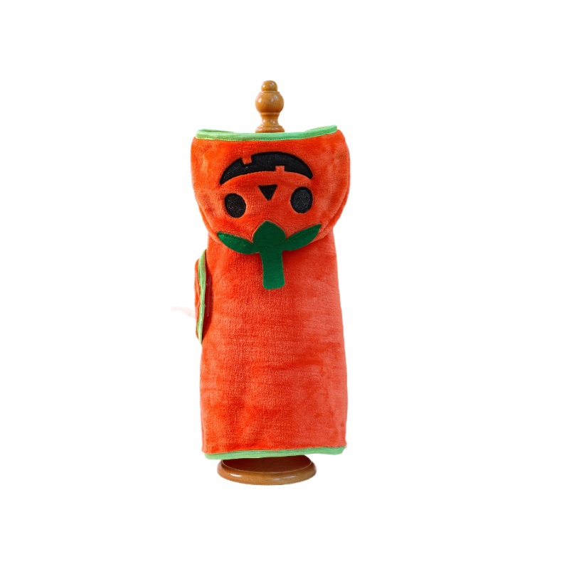 Halloween Pet Bath Towel Dog Cat Pumpkin Costume Robe Pet Supplies for Small Dogs — image 6