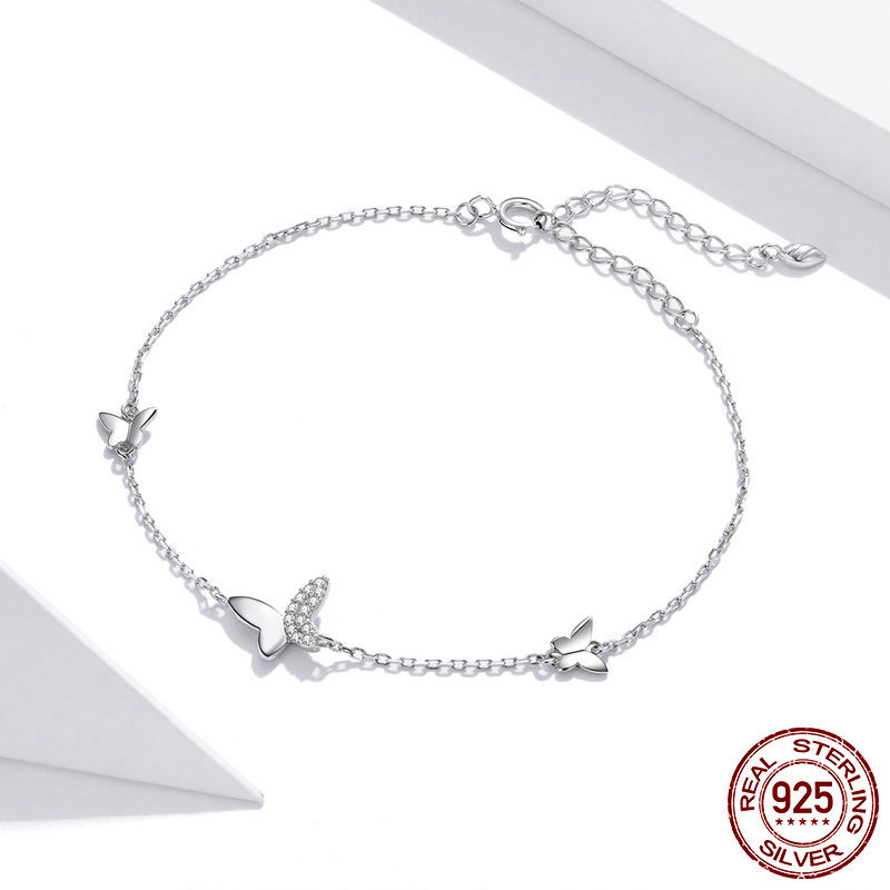 Pulsera de Plata 925 Mariposa Bailarina para Mujer — imagen 1