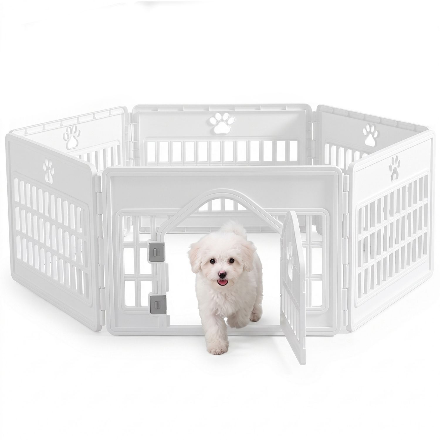 Plastic Dog With Movable Enclosure, Suitable For Small And Medium-sized Dogs, Cats And Rabbits — image 6