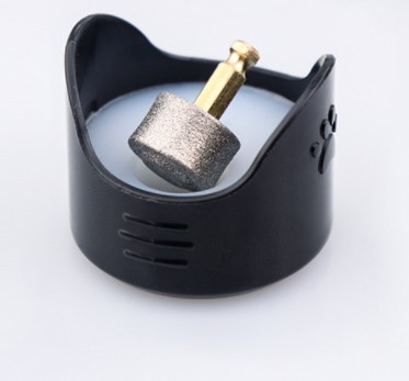 Rasuradora eléctrica de uñas para mascotas, recargable, compacta y fácil de usar, dos cabezas de rallado, luces LED, tres marchas, silenciosa, sin daño a las venas sanguíneas — imagen 3