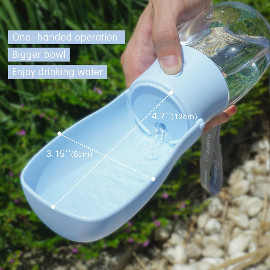 Foldable Dog Water Bottle, Portable Water Dispenser For Cat, Rabbit, Puppy And Small Animals, The Perfect Dog Gifts And Dishwasher Safe Pet — image 3