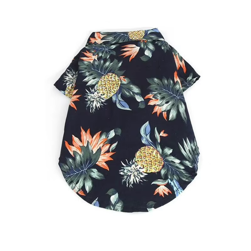Ropa de Verano para Mascotas - Trajes y Chaquetas para Perros y Gatos con Estampados de Piña — imagen 2