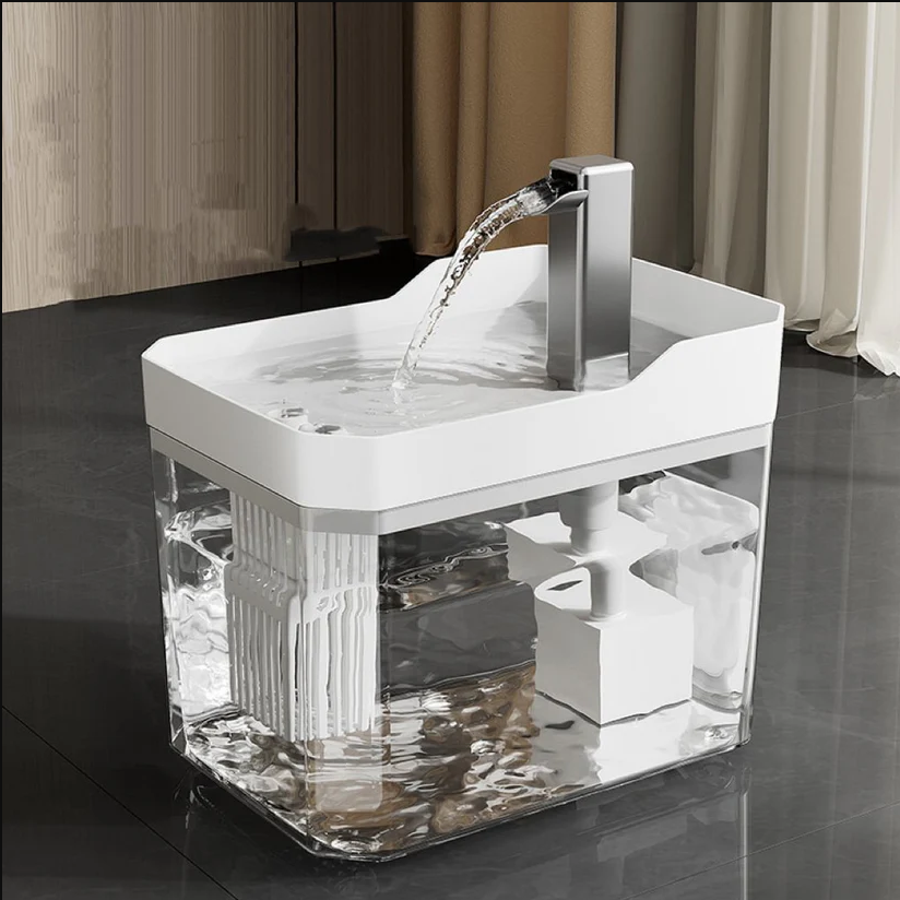Cat and dog automatic water dispenser, flow silent, anti dry and anti burning water dispenser, large capacity water circulation — image 9