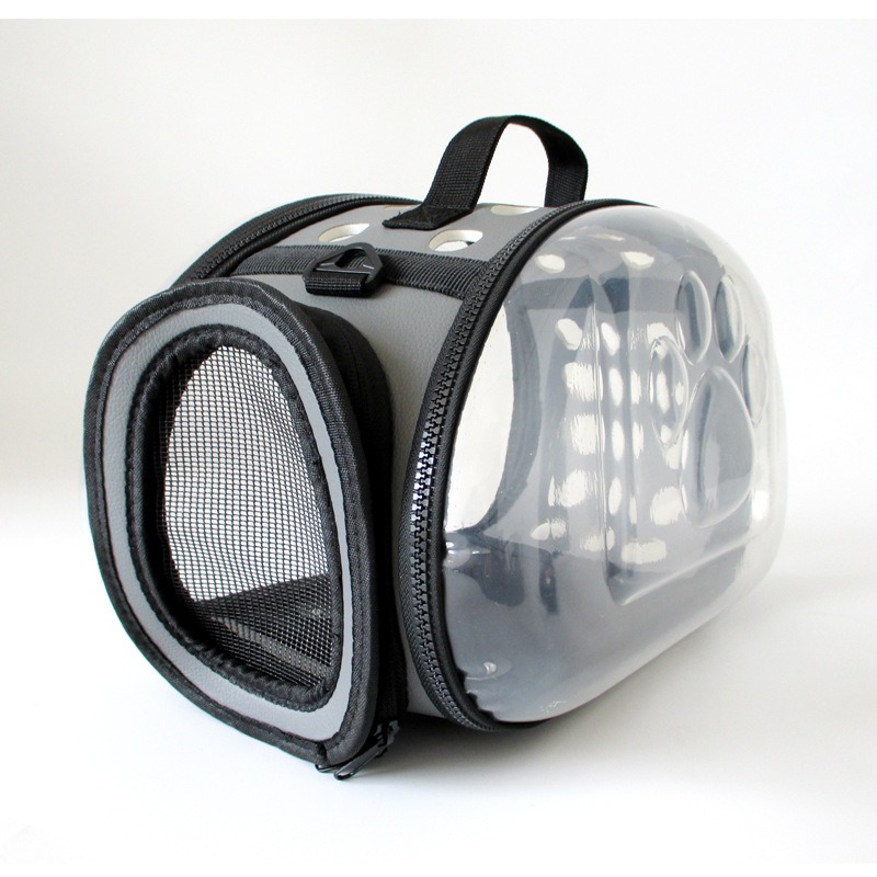 Pet Portable Carrying Bag Transparent Crossbody Foldable Cat Bag Pet Backpack Dog Universal Travel Bag Breathable Box — image 13