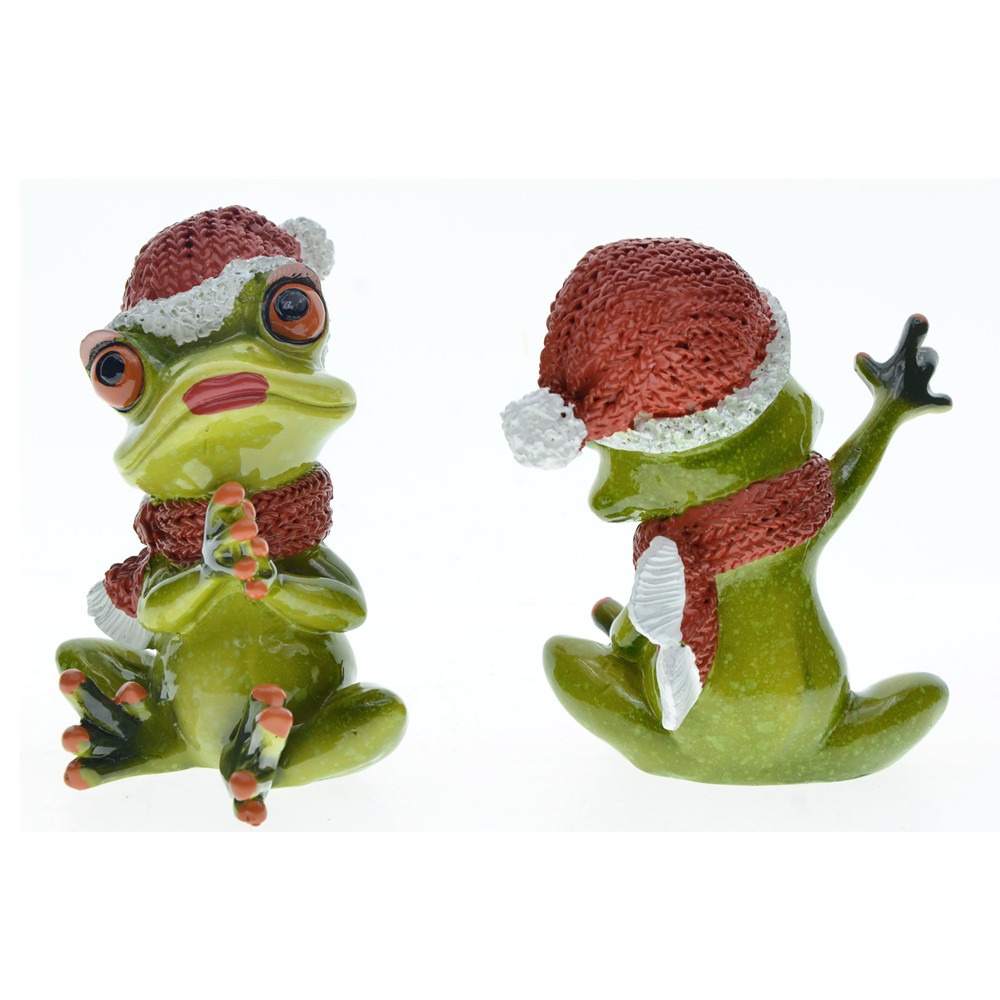 Family couple frog resin decorative ornaments — image 4