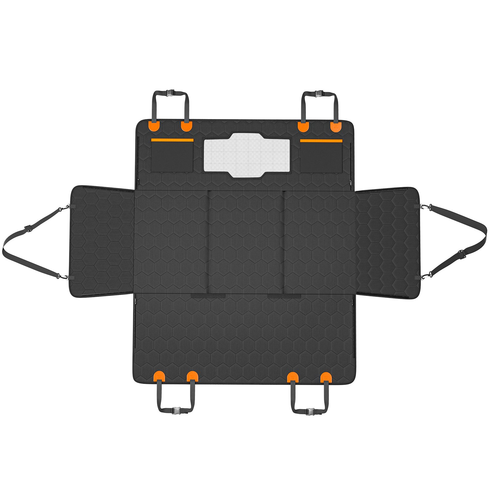 Cubierta para asiento trasero de auto VEVOR 54 x 25,6 pulgadas impermeable 600D para perros — imagen 7
