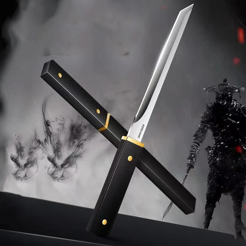 Barbecue Utility Knife Slicing Fish Fruit Steak Knife Plastic Handle Kitchen Knives Sharp Boning Butcher Chef Knife Cleaver Meat — image 1