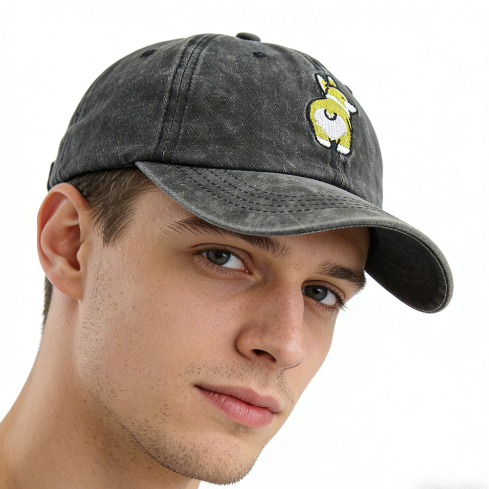 2 gorras de béisbol - Regalos de perro para mujeres, regalo para amantes de perros, regalo para papá en el Día del Padre, regalo para mamá de perro, gorra de béisbol bordada y ajustable — imagen 7