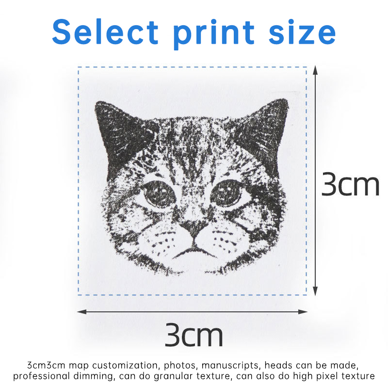 Custom-Made Pet Portrait Stamp DIY For Dog Figure Seal Personalized Cat Doggy Customized Memento Chapter — image 2