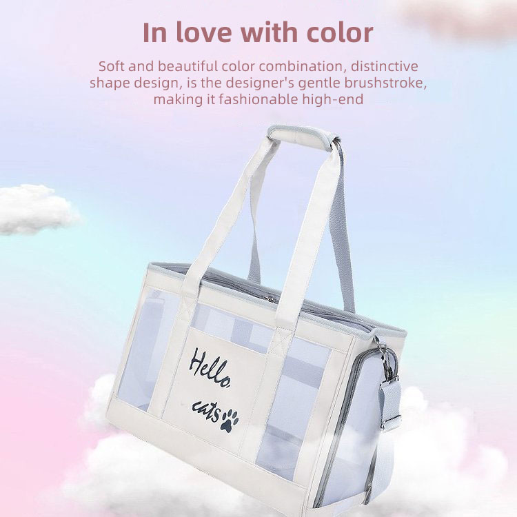 Mochila de Viaje para Perros Pequeños, Color Único, Ligera y Portátil con Hombros Libres — imagen 3