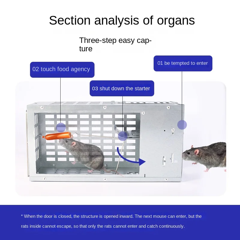 Automatic Continuous Mousetrap, Rodent Control Tool, Mouse Trap Tools, Rat Trap — image 3