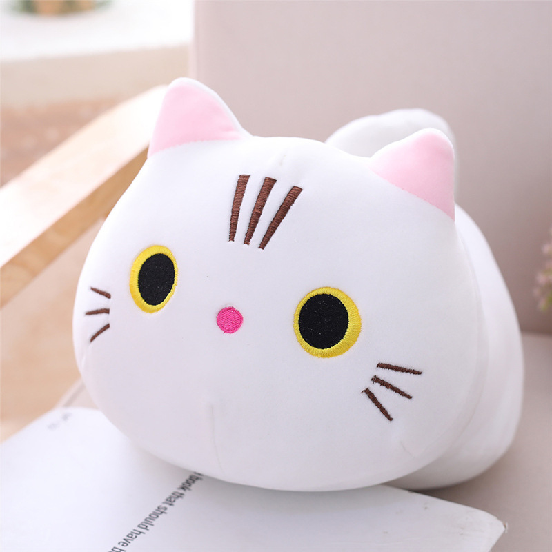 Mollusk Pillow Cute Cat Cylindrical Long Pillow Bedside Single Double Pillow Nap Pillow Office Pillow — image 5