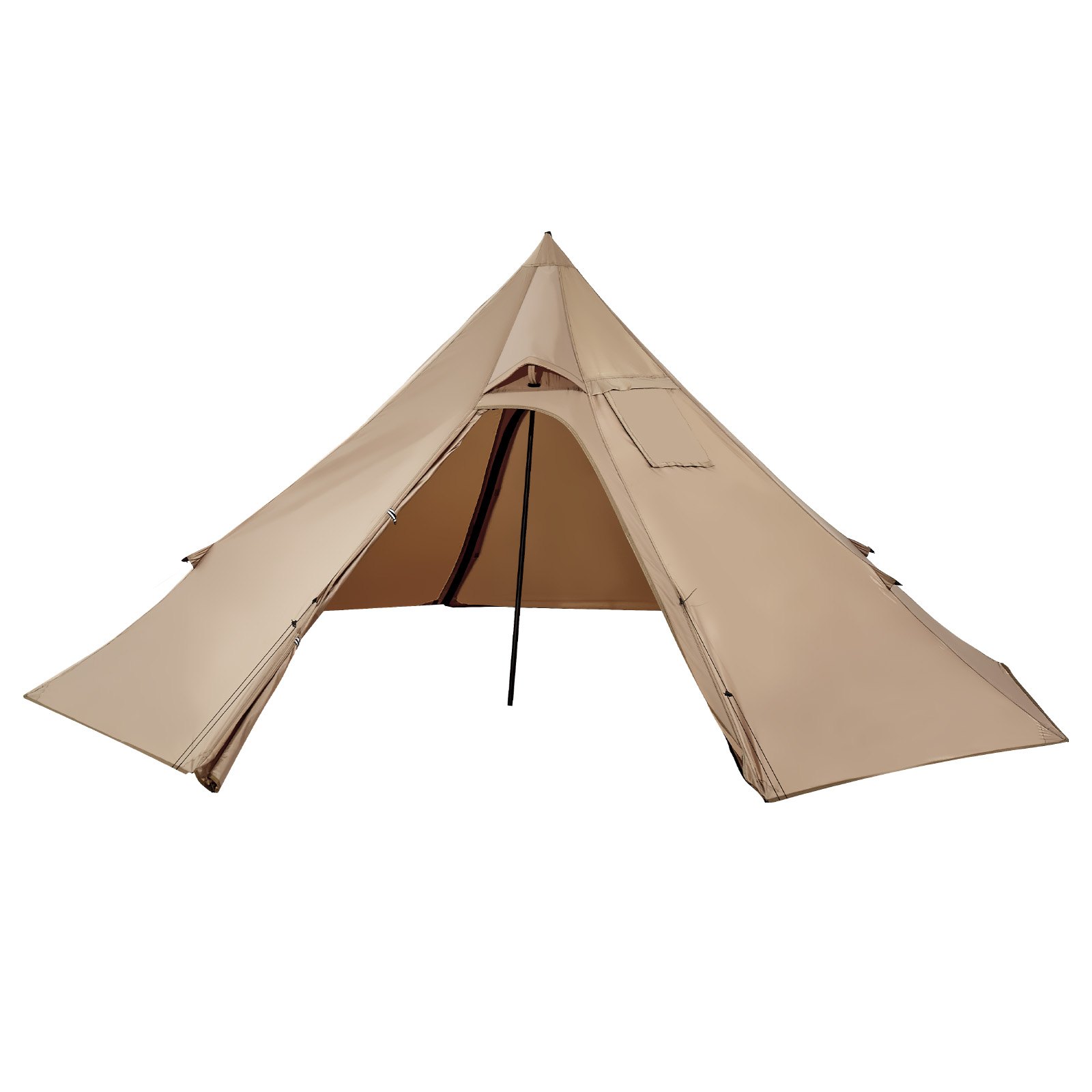 Tenda Caliente para 2 Personas: Tipi Portátil con Asa de Estufa para Invierno, Tendas Acogedoras Impermeables Ligeros para Caminata Pesca Aventura — imagen 1