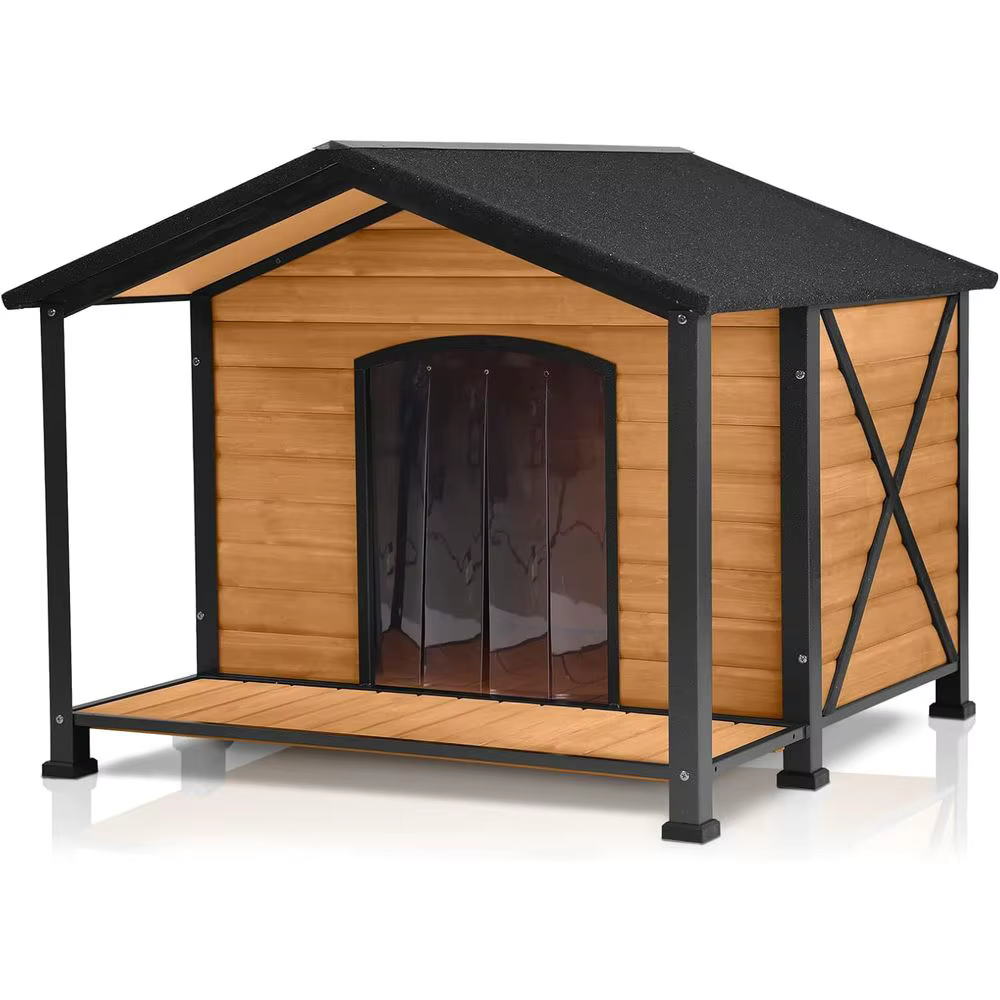 Large Weatherproof Outdoor Dog House - Durable Iron Frame for Indoor and Outdoor Use — image 1