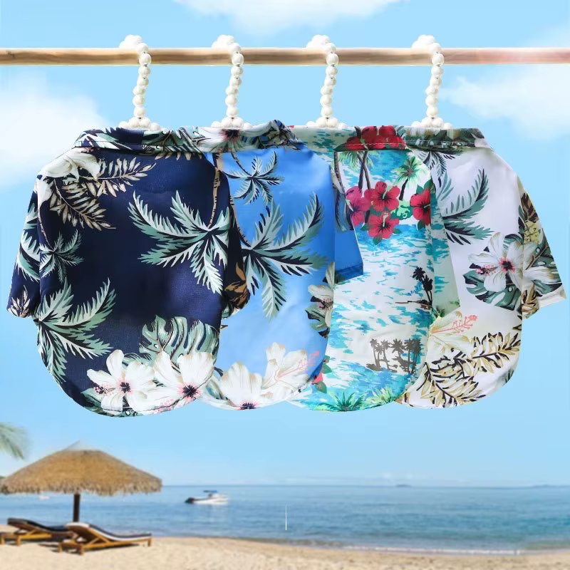 Ropa de Verano para Perros: Camisetas de Playa para Pequeños y Medianos Canes, Perfectas para Pugs, Bulldog Frances y Cachorros — imagen 4