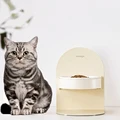 Ceramic Tall Slanting Cat Bowl Neck Protection Not Easy To Knock Over The Food Bowl Magnetic Lifting Pet Cat Drinking Bowl — image 1