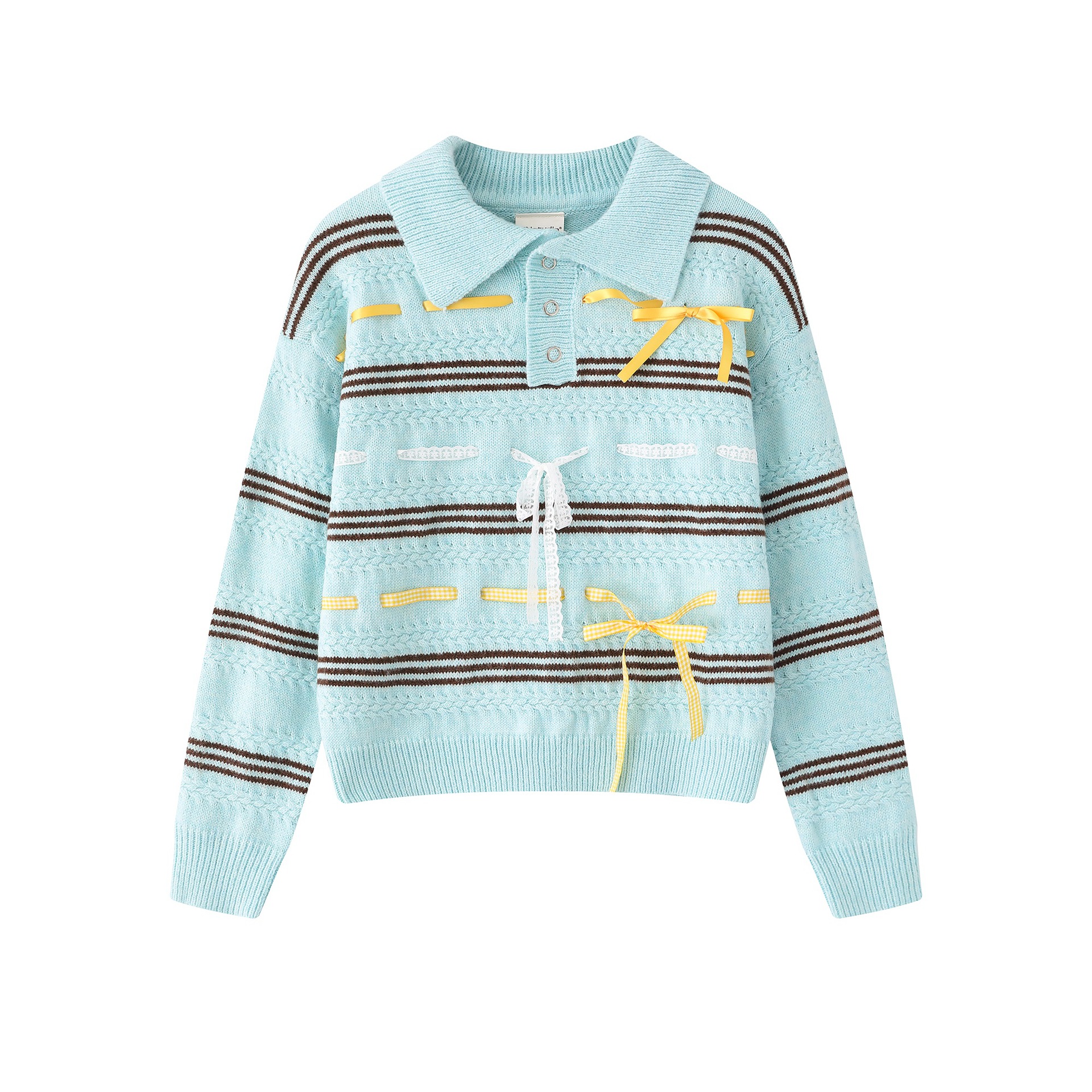 3D woven butterfly sweater — image 1