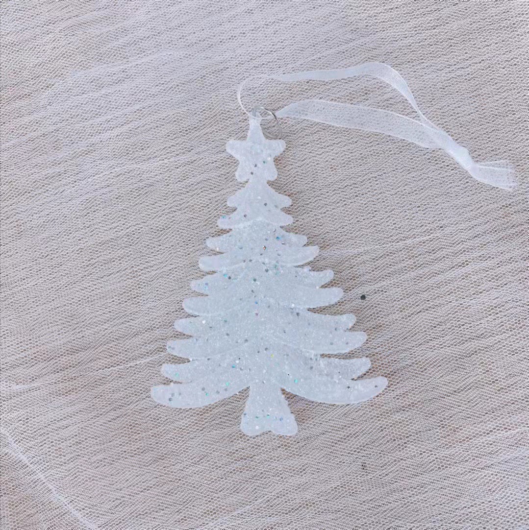 Adorno Navideño Plástico de Estrella de Nieve y Reino de los Cielos con Campana y Ciervo — imagen 8