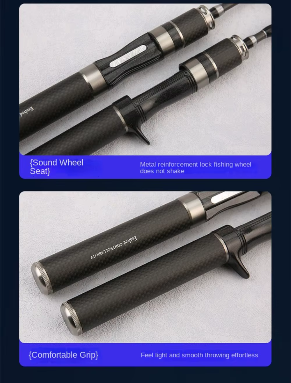 Telescopic Fishing Rod Full Kits Casting Rod Glass Fibre Feeder Rod Combo Spincast Fishing Reel Ultra Short Fishing Pole Fishing — image 2