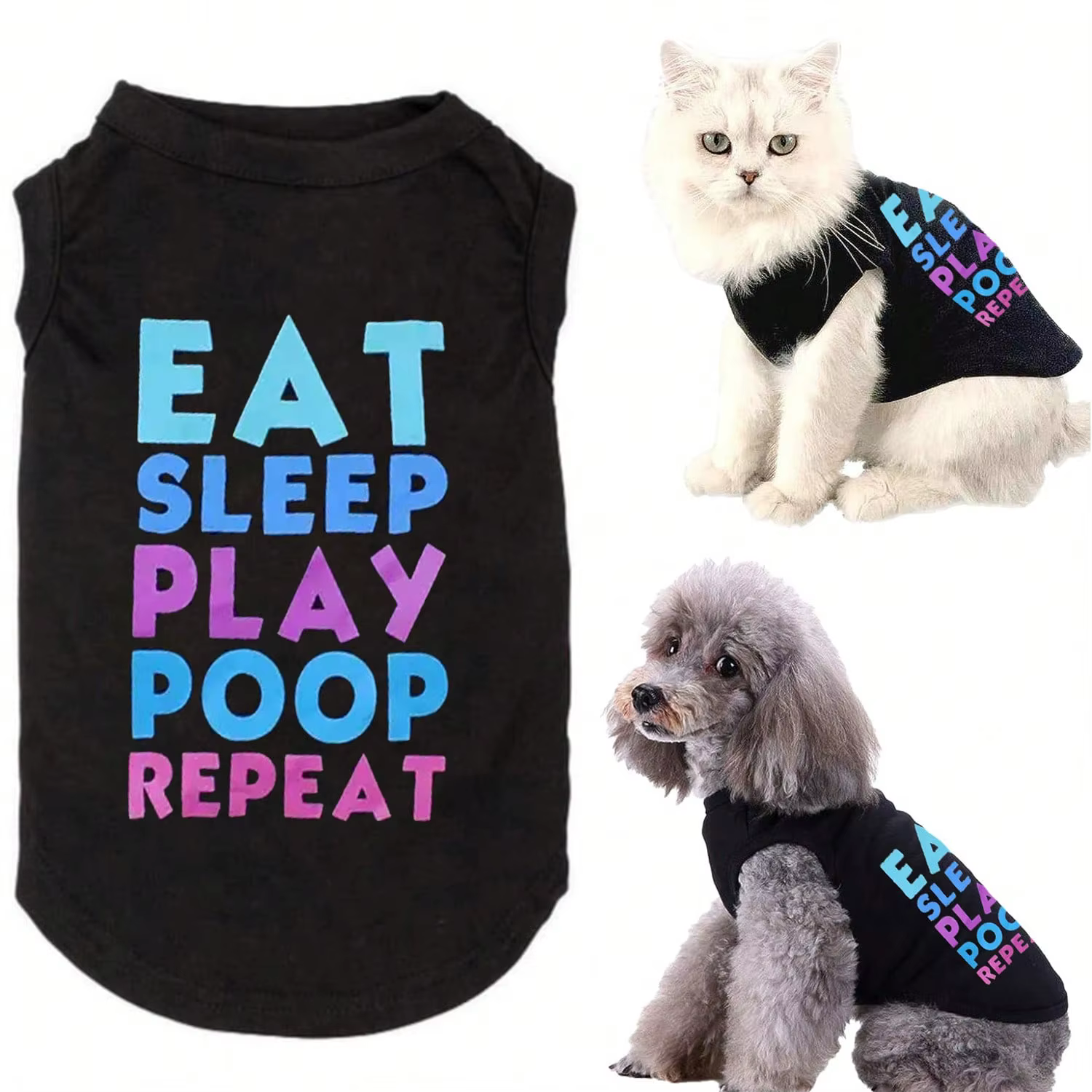 Camiseta para Perros con Diseño Cómico y Respirable para Mascotas — imagen 1