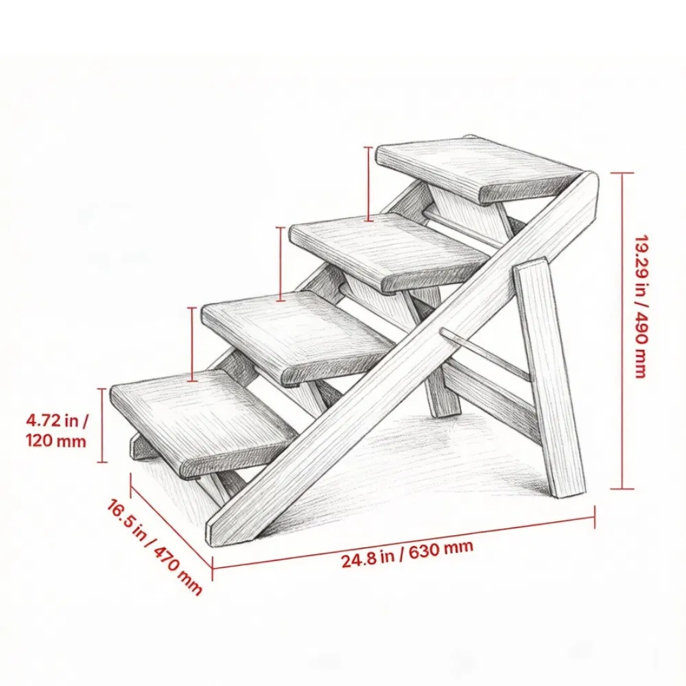 Pet Stairs with Non-Slip for Closet — image 4