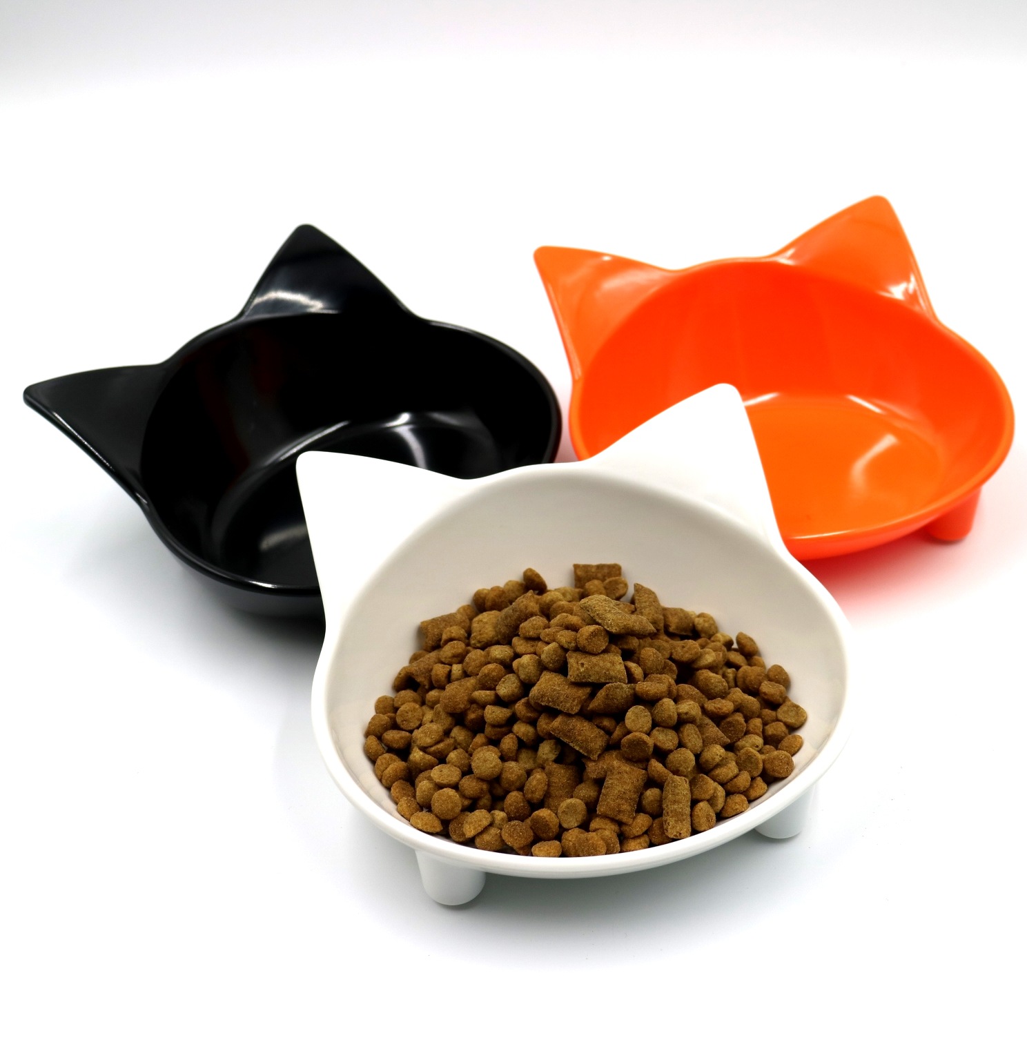 Tazón para Mascotas de Melamina No Deslizante Colorido para Gatos Comida para Mascotas Suministros para Animales — imagen 13