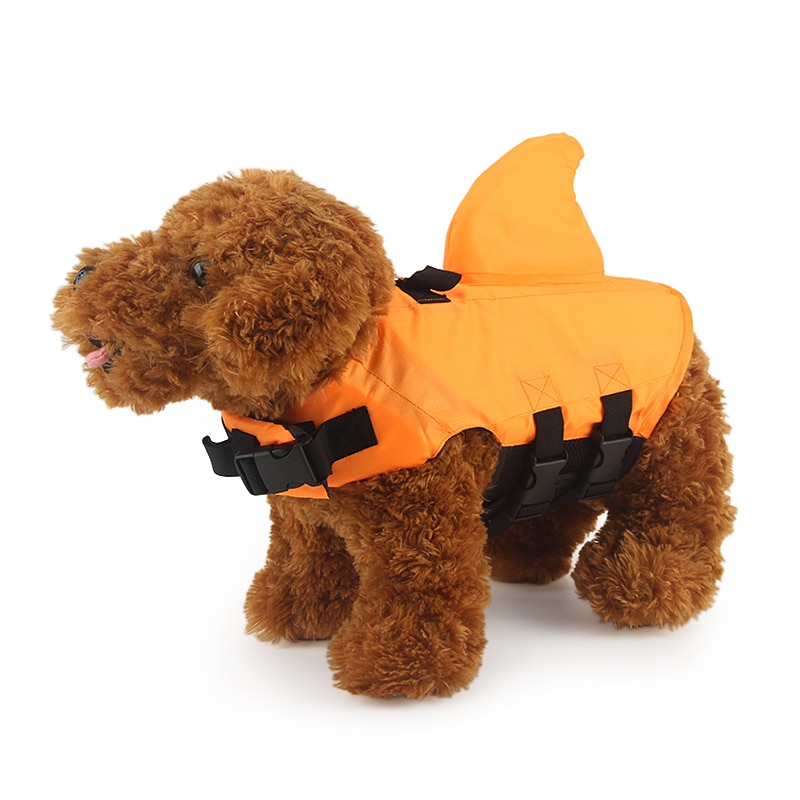 Dog Life Vest Summer Shark Pet Life Jacket Dog Clothes Dogs Swimwear Pets Swimming Suit — image 3