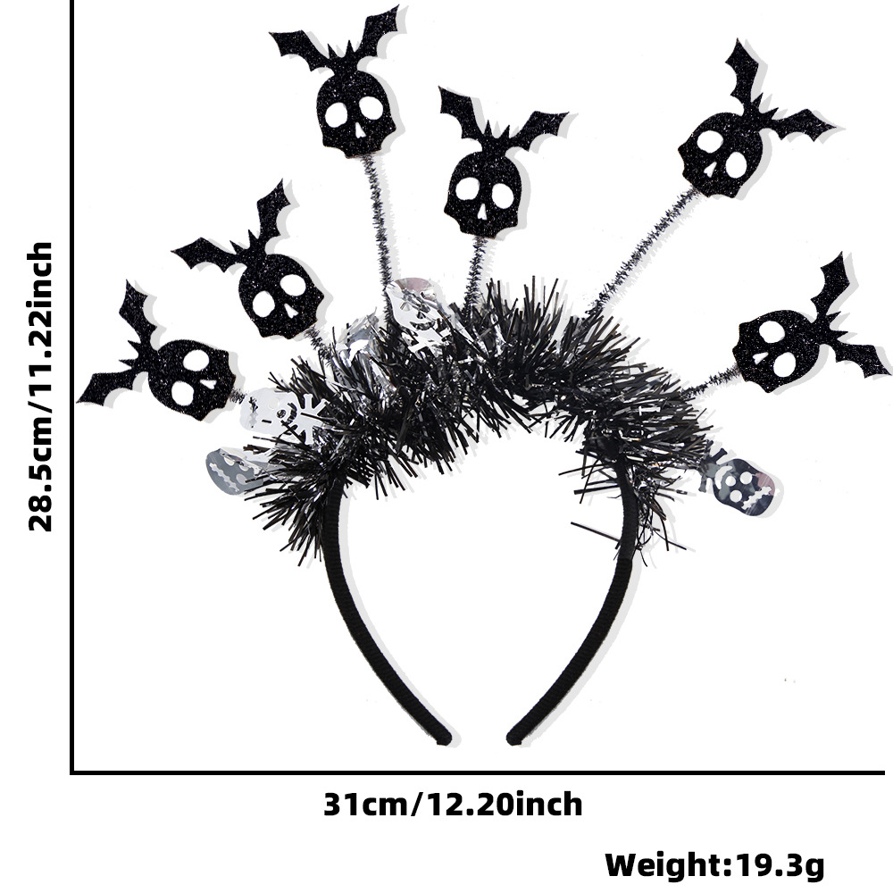 New Halloween Headband with Pumpkin, Spider, and Pom-Pom Design, Radiating Colorful Strips, Fun Party Accessory for Halloween Celebration — image 11