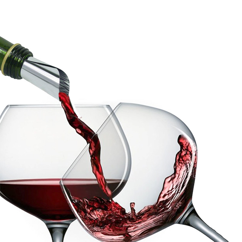Vertedor de Vino Redondo de Papel Aluminio, Pico Vertedor de Vino, Material Ecológico PET — imagen 3