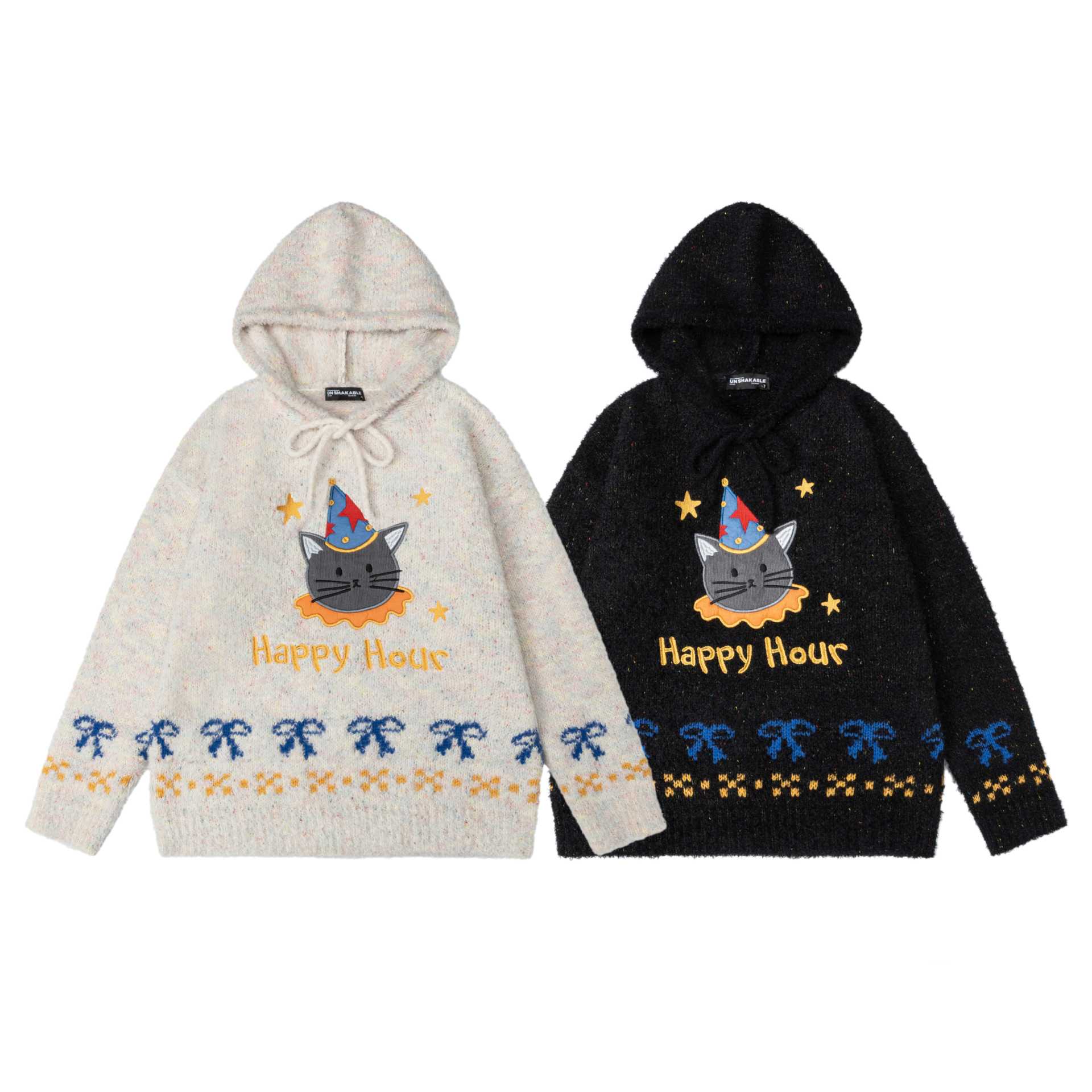 Knot embroidered cat sweater — image 6