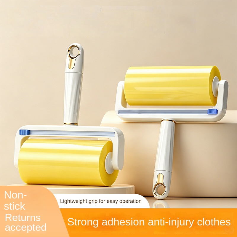 Roller Lint Remover with Reversible Adhesive Tape, Wide Pet Hair Remover Roller, Hair Removal Tool — image 4