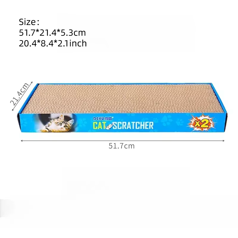 Cat Scratcher Cats Lounge Scratchers Durable Scratch Toys Corrugated Cardboard Scratching Mat Paper Boards — image 6