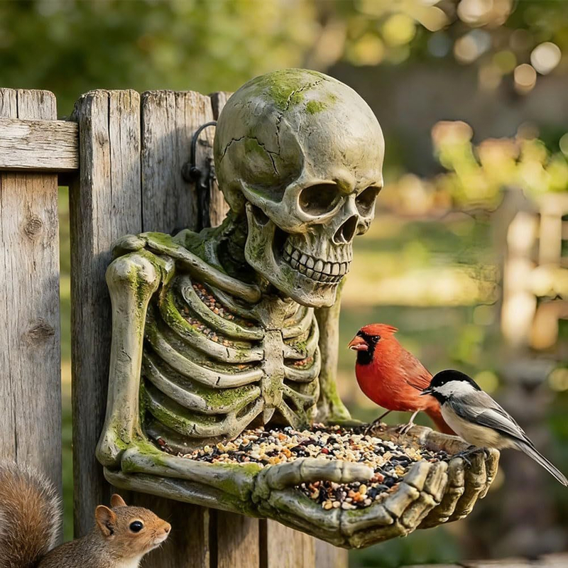 Comedero Colgante para Pájaros Bigfoot Yeti - Decoración de Vida Silvestre para Exteriores, Resistente a la Intemperie, para Jardín, Patio y Terraza — imagen 2