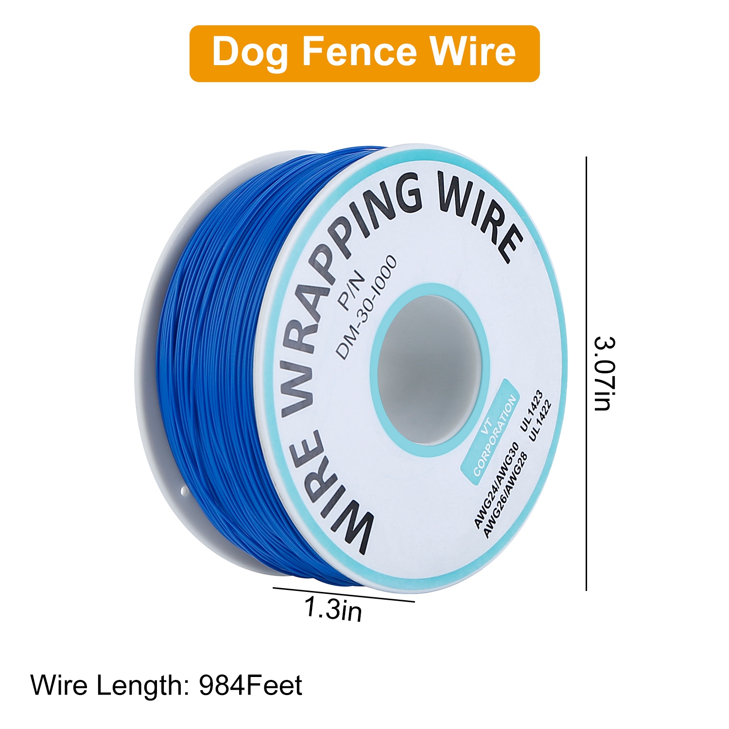 1 Juego de Sistema de Cerca Eléctrica para Perros Contención Perimetral con Sonido y Descarga, Collar Receptor Resistente al Agua para Perros Pequeños, Medianos y Grandes — imagen 18