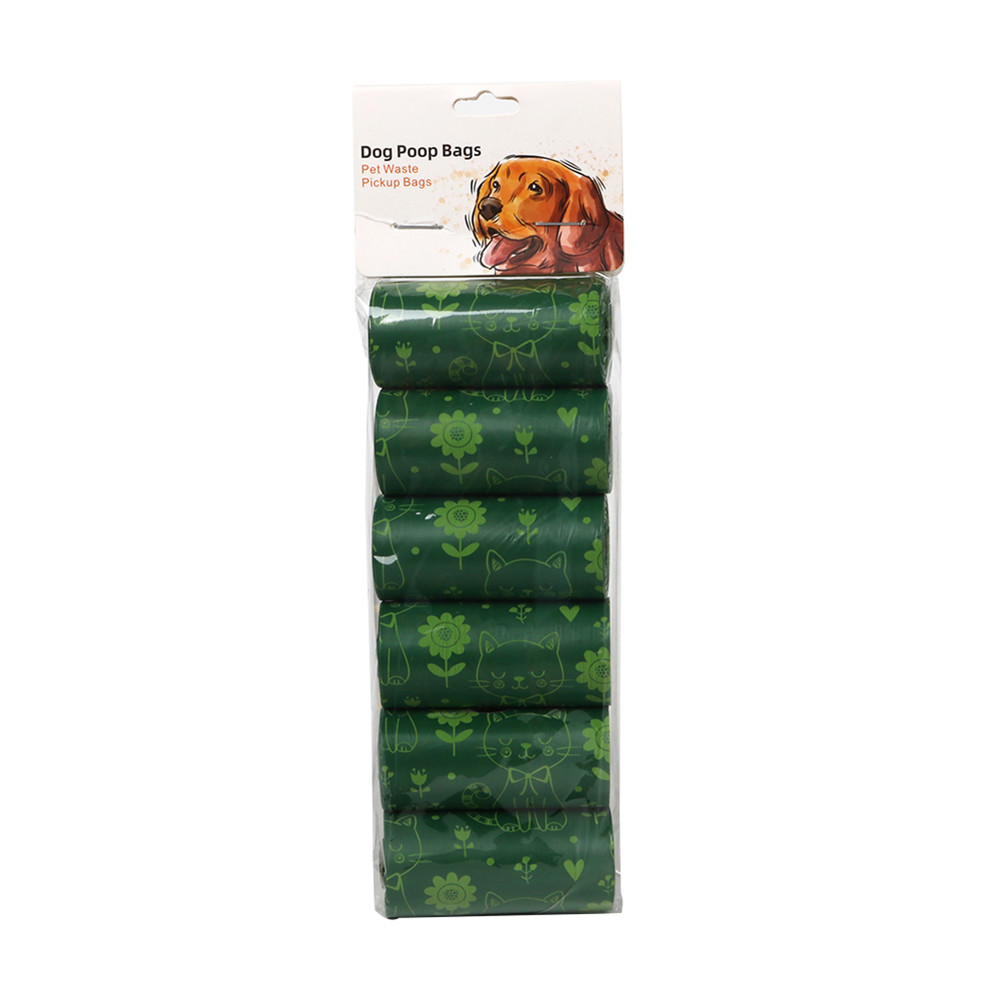 Biodegradable pet garbage bag dog fecal collection bag lemon fragrance fecal collection bag — image 2