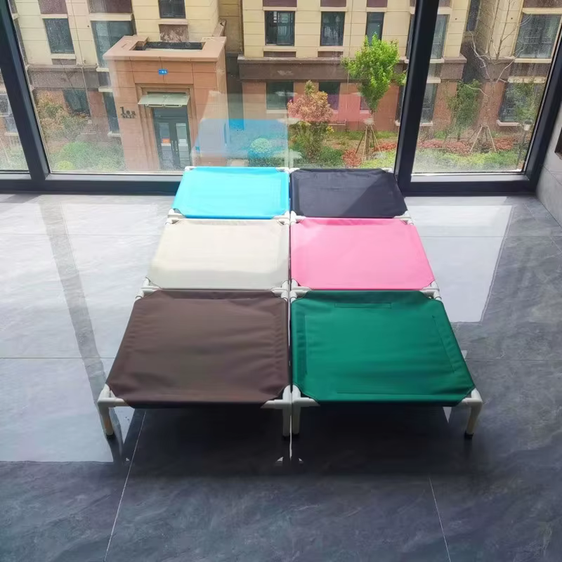 Cama de Acampada para Mascotas Cama Elevada para Perros Colapsable Casa para Gatos Portátil y Limpiable Camas para Puppies Hamaca para Perros — imagen 2