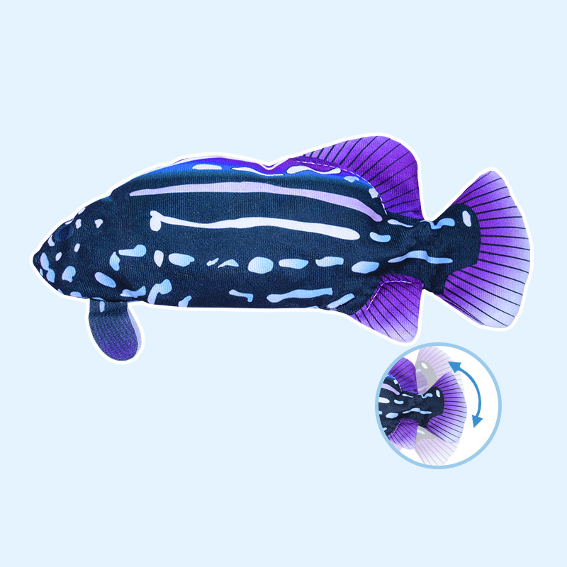 Electric Fish Will Jump, Simulating Fish Glow, Charging, Rocking Fish, Playing Cat Pet Toy — image 12