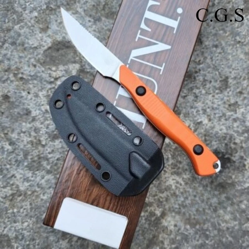 BM 15700 Fixed Blade Knife with Nylon Boltaron Outdoor EDC Multitool Portable Survival Camping and Fishing Straight Knives — image 1