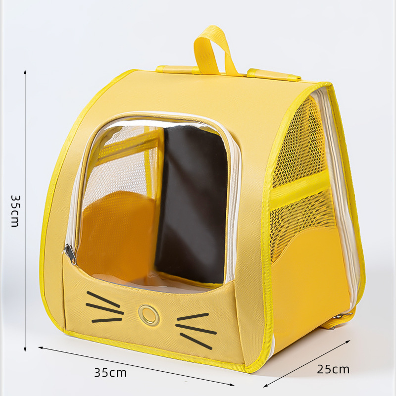 Pet Carrier Backpack, Travel Bag for Small Dogs and Cats, Breathable Mesh Car & Outdoor Carrier — image 3