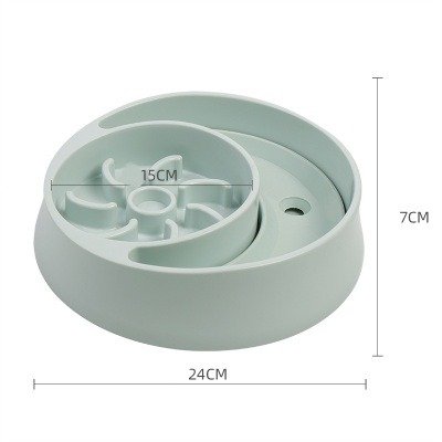 Bol de Comida en forma de Sol y Luna para Perros y Gatos - Bolso Lento para Comer - Gran Taza Anti-Asfixia para Perros — imagen 3