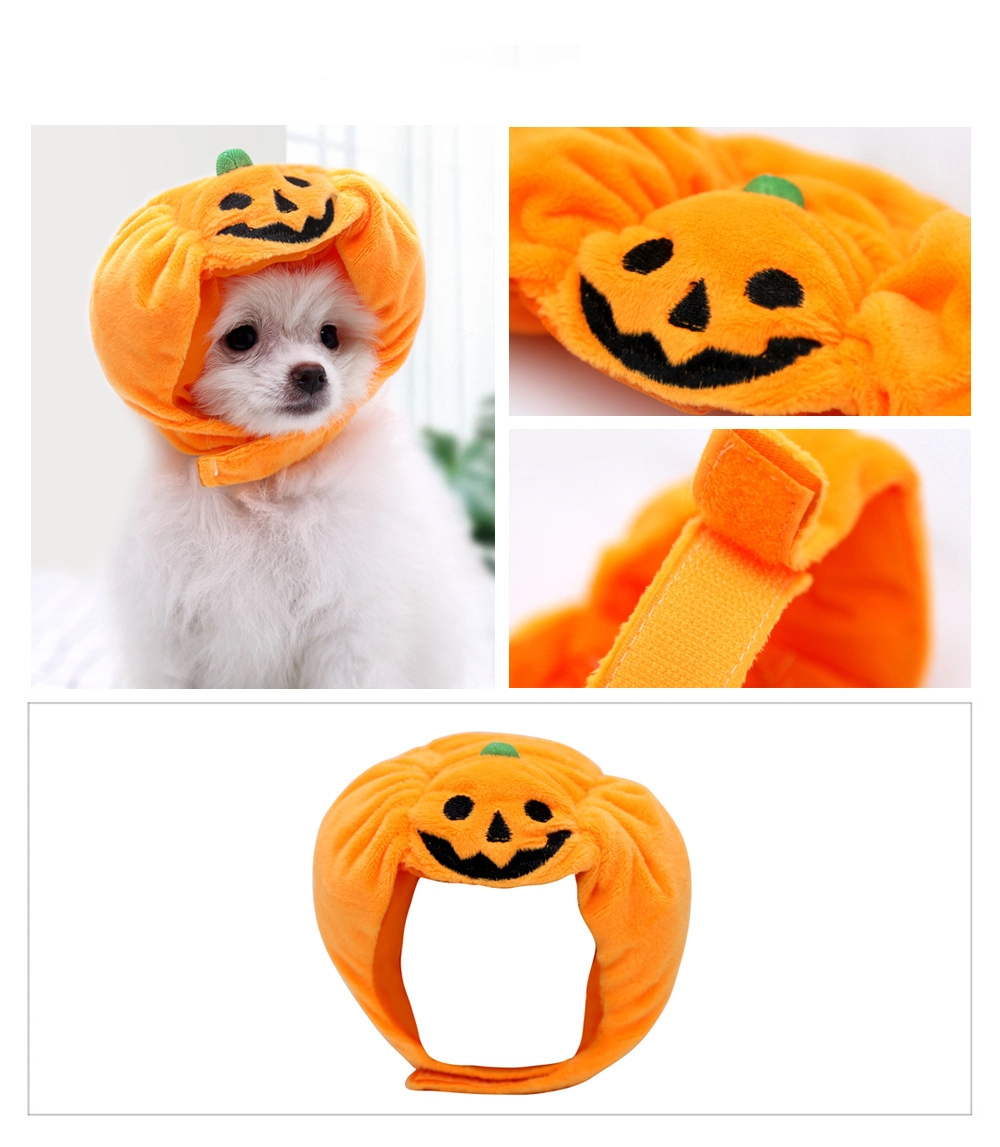 Pet Cat Dog Pumpkin Cat Hat Halloween Ghost Festival Decoration Headwear Supplies — image 5