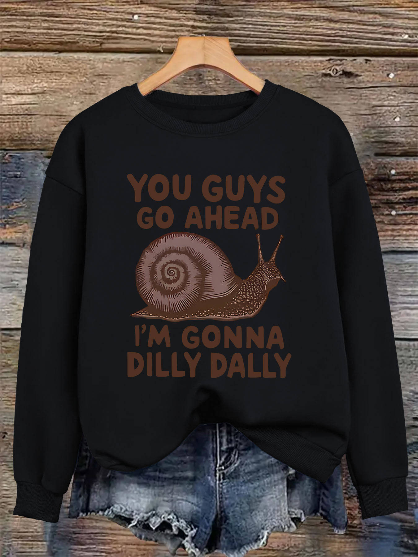 Snail print hoodie for women — image 7