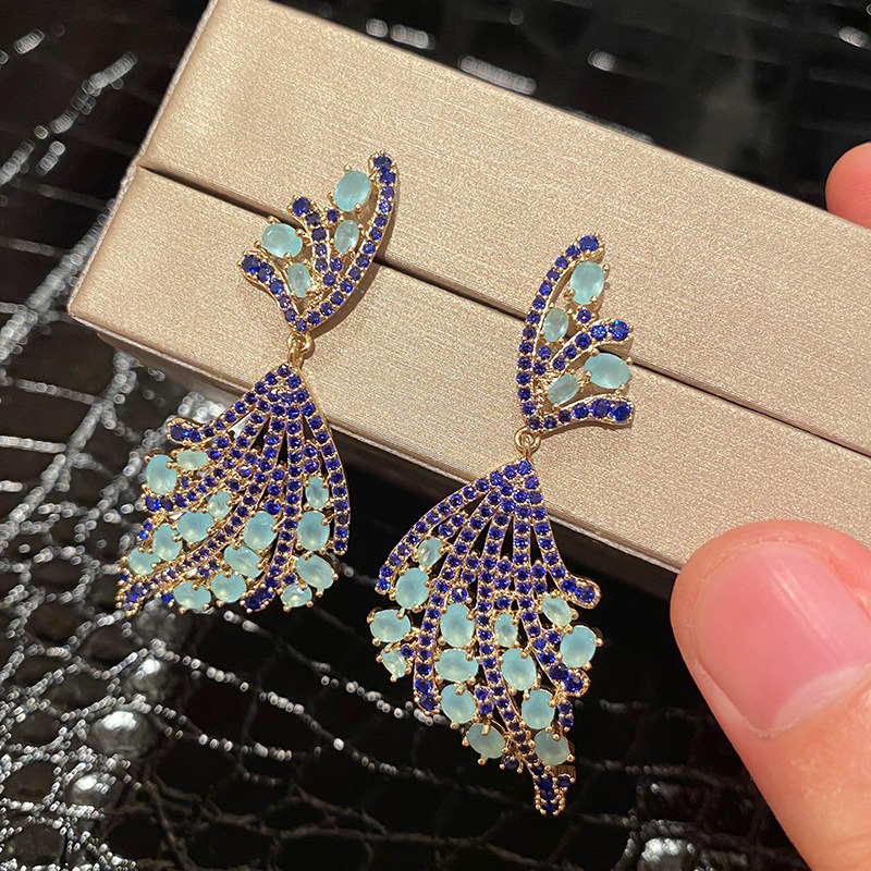 Pulseras de mariposa azul de alta gama, comportamiento retro y mágico — imagen 3