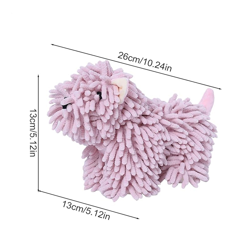 Toalla en forma de cachorro adorable, toalla absorbente para cocina con gancho, toallas para el hogar — imagen 5