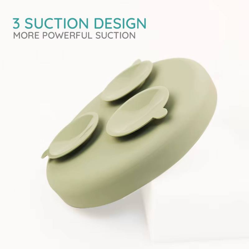 Dog Cat Pet Slow Food Bowl Cat Anti-Knockover Anti-Slip Food Bowl Puppy Anti-choking Silicone Feeder Toy Food Plate Pet supplies — image 3