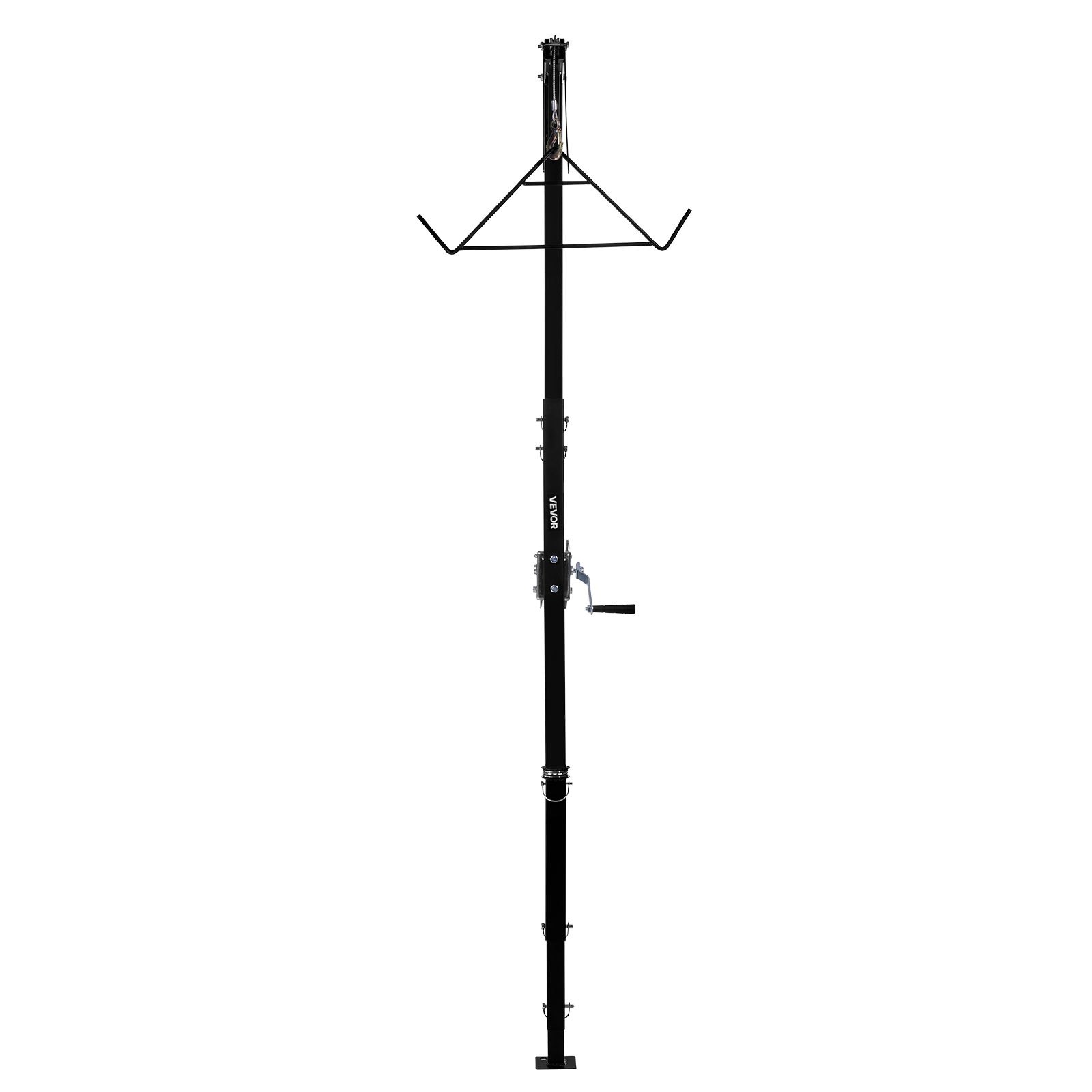 Truck Hitch Game Hoist, 400 Lbs Load Capacity, Hunting Deer Hoist With 2-inch Receiver, 360-Degree Swivel Shaft & Adjustable Height, Includes Gambrel Winch For Skinning & Cleaning Game — imagen 1