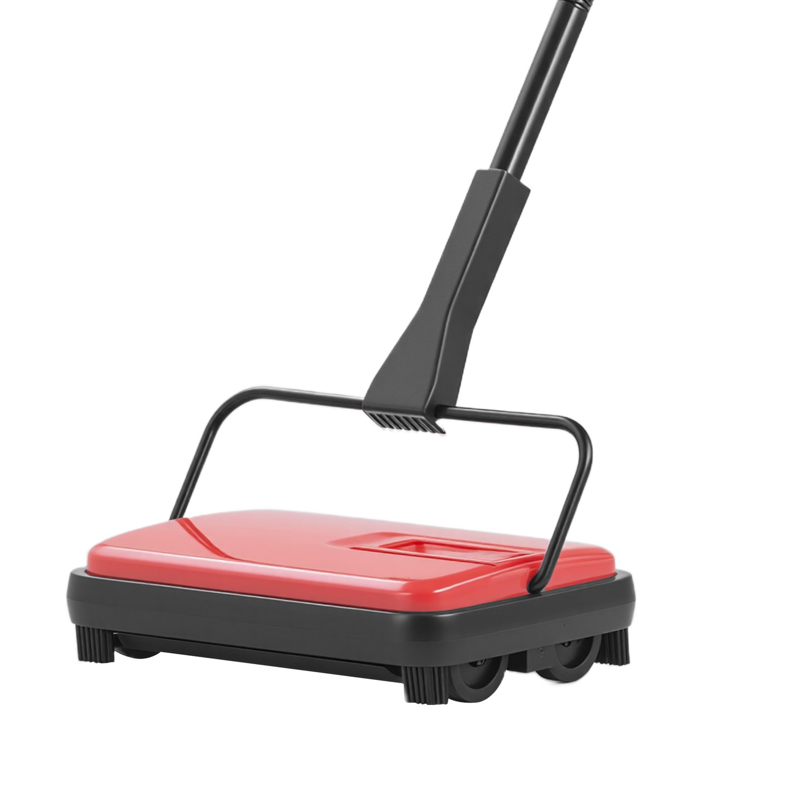 Barredora Manual de Alfombras, Barredora de Piso con Capacidad de 300 Ml, Fácil de Vaciar, 6.7 Pulgadas de Ancho de Limpieza para Hogar y Oficina, Alfombras, Pelo de Mascota y Polvo, Rojo — imagen 1