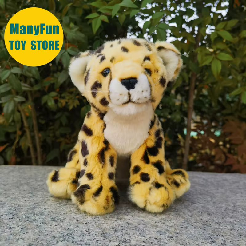 Osito de Leopardo Realista con Manchas: Peluche de León y Tigre del Desierto para Amantes de los Felinos — imagen 4